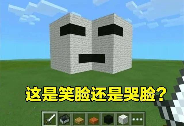 【太阳成tyc7111】
我的世界：能让你视觉庞杂的图片 这个方块的心情 是笑还是哭？(图1)